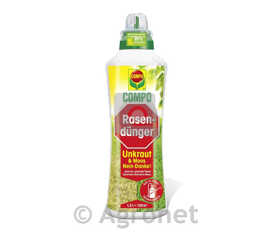 Gnojilo za trato proti plevelu in mahu, 1,3L COMPO
