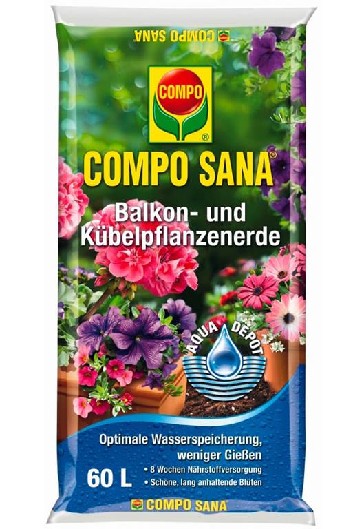 Substrat Compo Sana za balkonske rastline 60 L