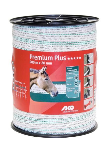 Trak PremiumPlus 20mm bel/ zelen, 200m