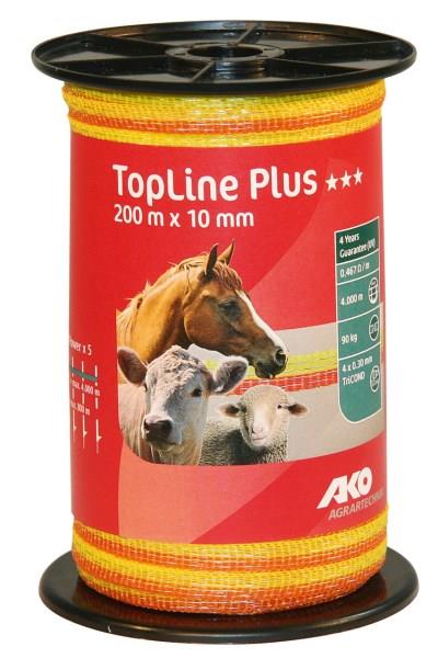 Trak TopLine Plus 10mm rumen/oran, 200m