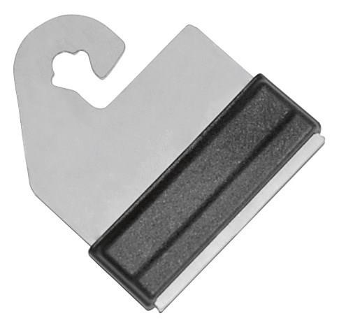 Vez za vrata za trak Litzclip inox - 40mm 4kos/pak