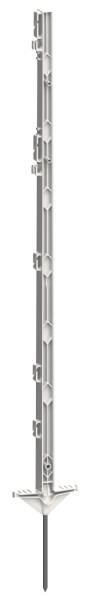 Plastični steber Classic 105 cm z 8 izolatorji beli, 5kom