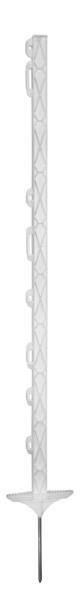 Palica dvojna Titan 110cm z 8 izolatorji bela, 5kos