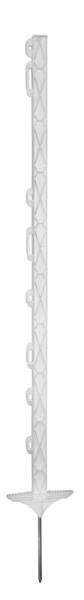 Palica dvojna Titan 157cm z 12 izolatorji bela, 5kos