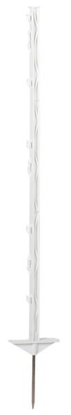 Plastični steber Basic 105 cm z 8 izolatorji bel, 5kos
