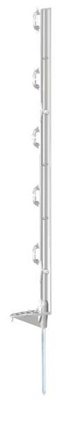 Palica Eco 105cm z 8 izolatorji bela, 5kos