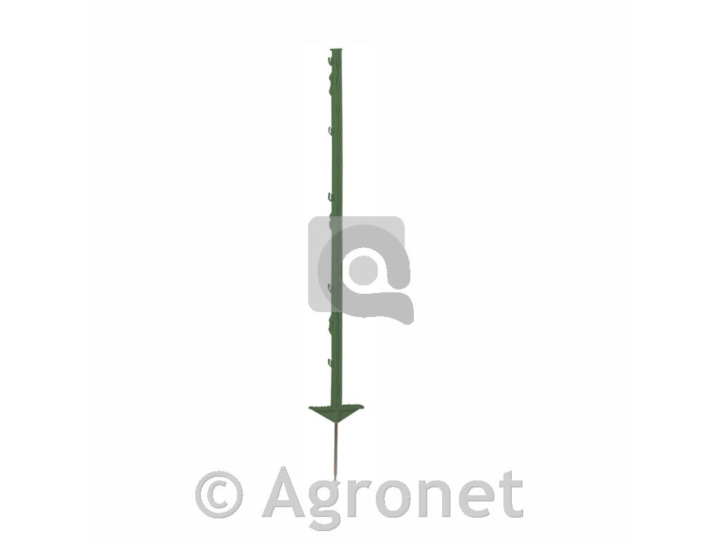 Plastični steber Basic 105 cm z 8 izolatorji rjavl, 5kos