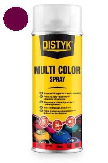 DISTYK multi color spray, vijolično rdeča 400 ml