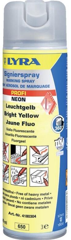 Sprej gozdarski neonsko rumen 500ml