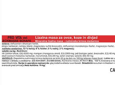 PRO VITA ovi za ovce, koze in divjad, 10kh