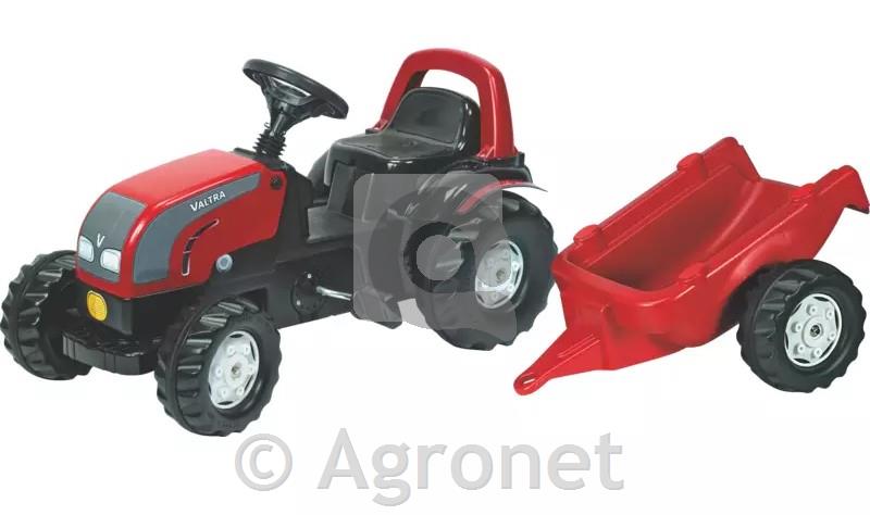 Traktor RollyKid Valtra s prikolico