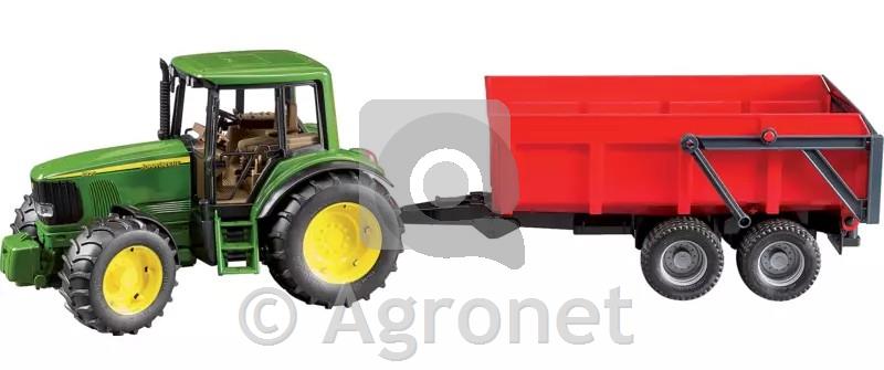 Traktor John Deere 6920 s prikolico