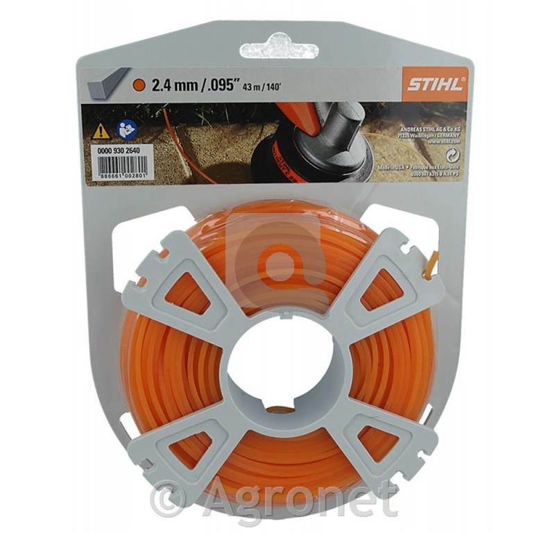 Nit kosilna kvadratna 2,4mm STIHL