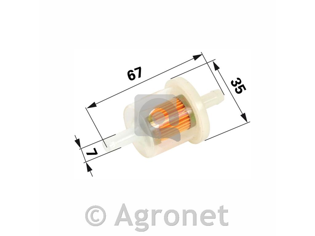 Filter goriva za cev d = 6 mm Tecumseh