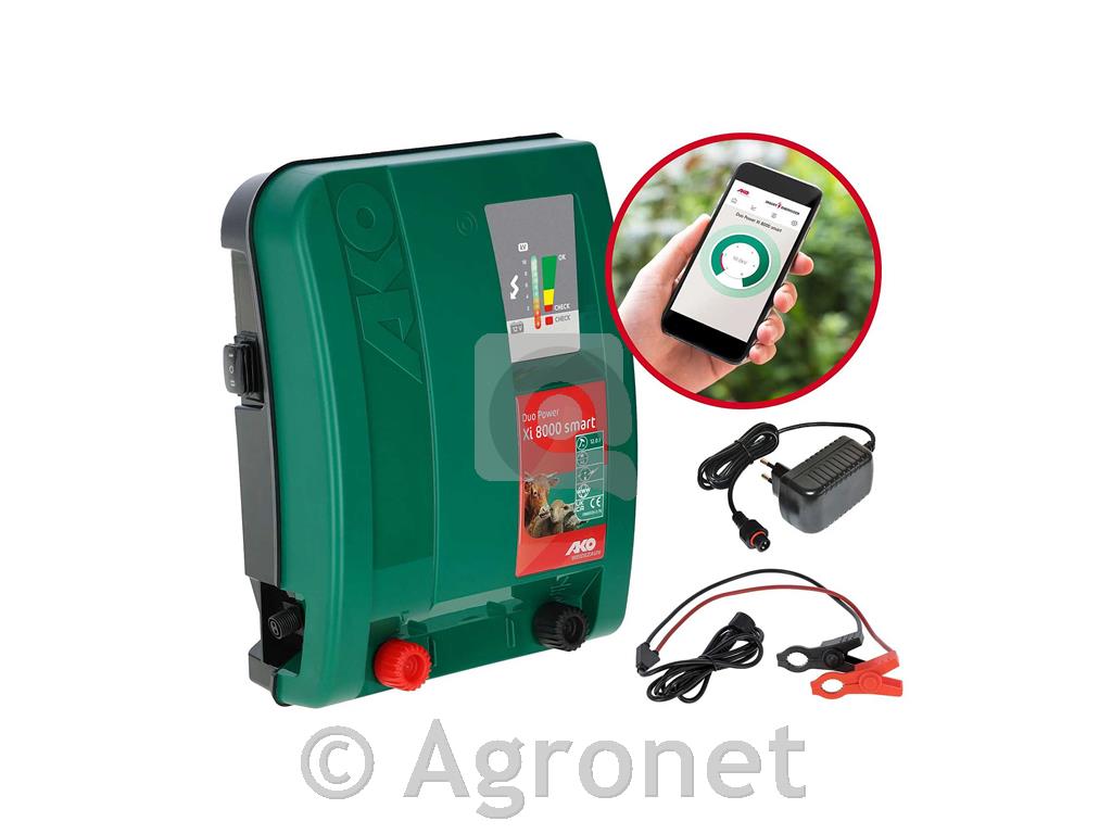 Pastir električni Ako DUO Xi 8000 Smart - 50km, 12V (230V)