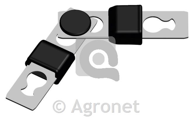 Spojka za vrv varnostna Litzclip inox-do 6mm, 6kos
