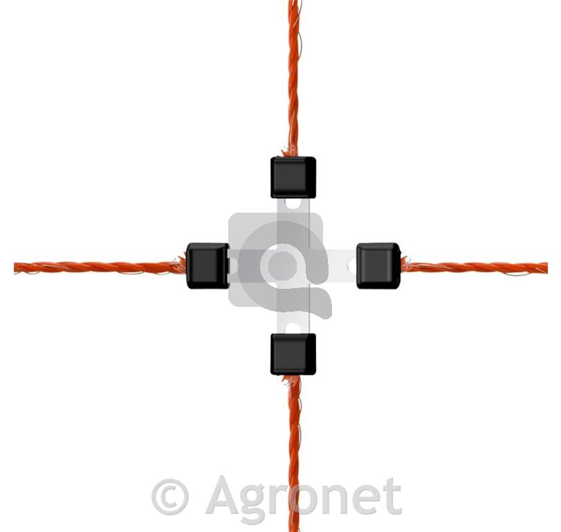 Spojka križna Litzclip do 3mm, 5kos