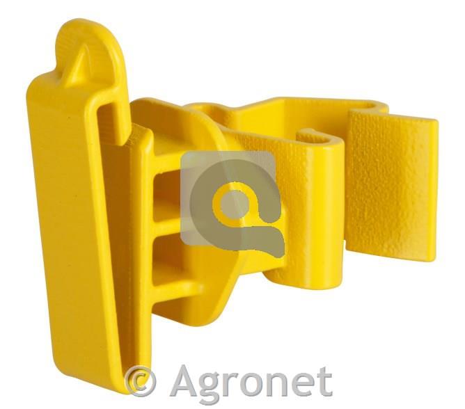 Izolator za trak 50mm T-Post rumen, 25kos