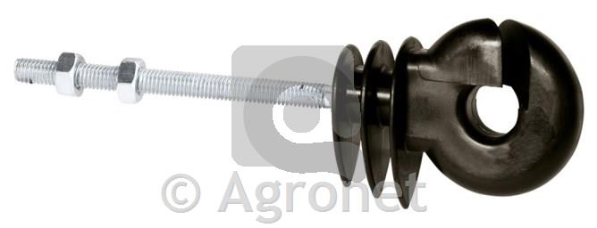 Izolator okrogli z zarezo M6 x 80 mm, 1 kos