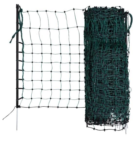Mreža za zajce (enojna konica) zelena 65cm, 12m