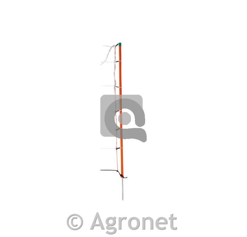 Palica za mrežo (enojna konica) oranžna 108cm