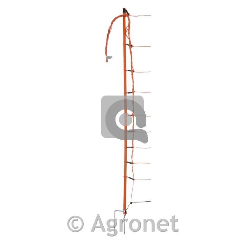 Palica za mrežo (dvojna konica) oranžna 108cm