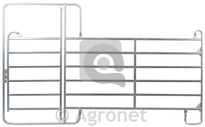 Vratni element ograde cinkan 2,2 / 1,6 × 3,6m