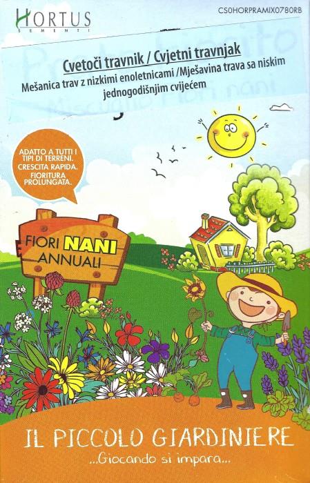 Mešanica trav z niskimi enoletnicami, 200g