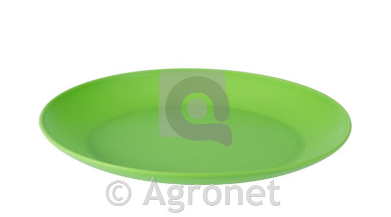 PVC zelen plitvi krožnik 23,5 cm