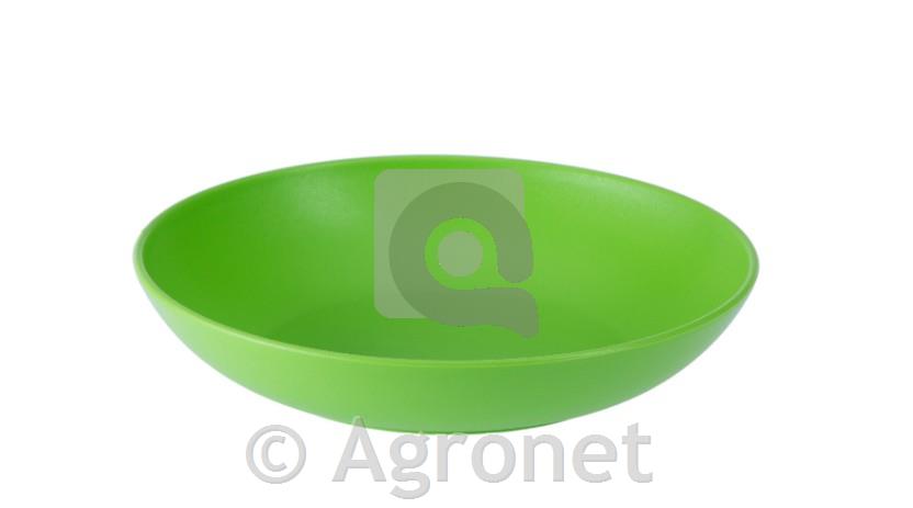 PVC zelen globok krožnik 18,3 cm