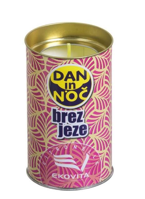 Papirnata sveča Ekovita citronela dan in noč "brez jeze"