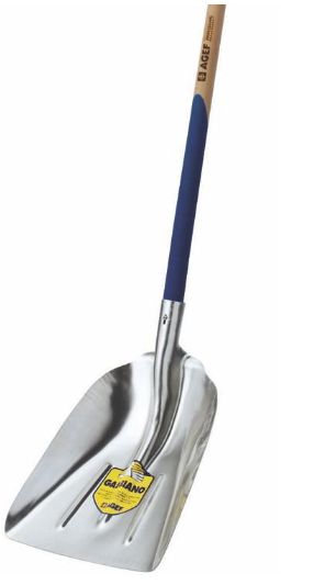 Aluminijasta lopata z lesenim ročajem 130 cm