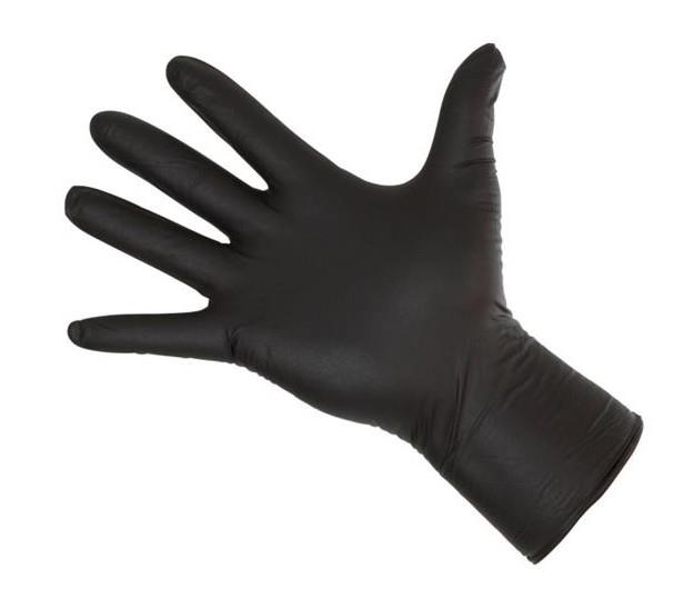 Rokavice nitril črne 100/1