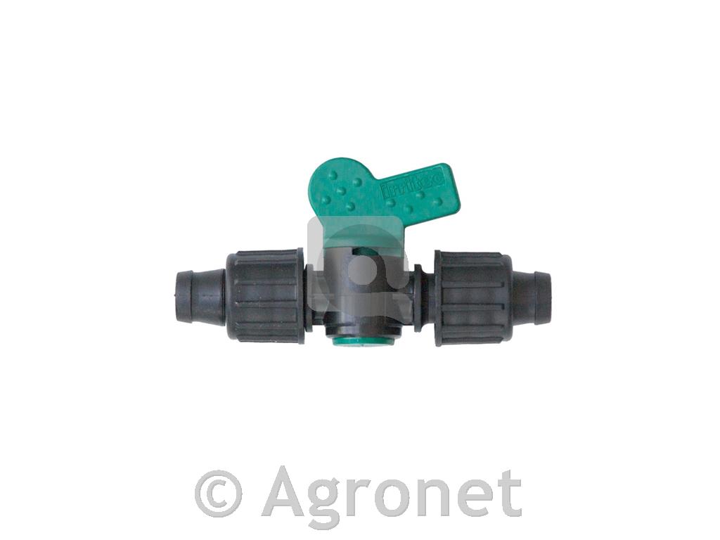 Tape spoj z ventilom za enoletni kapljični trak, 16x16mm
