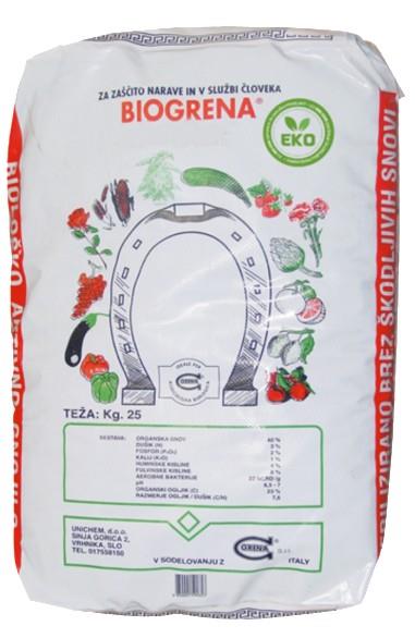 Gnojilo Biogrena 10 kg v peletih