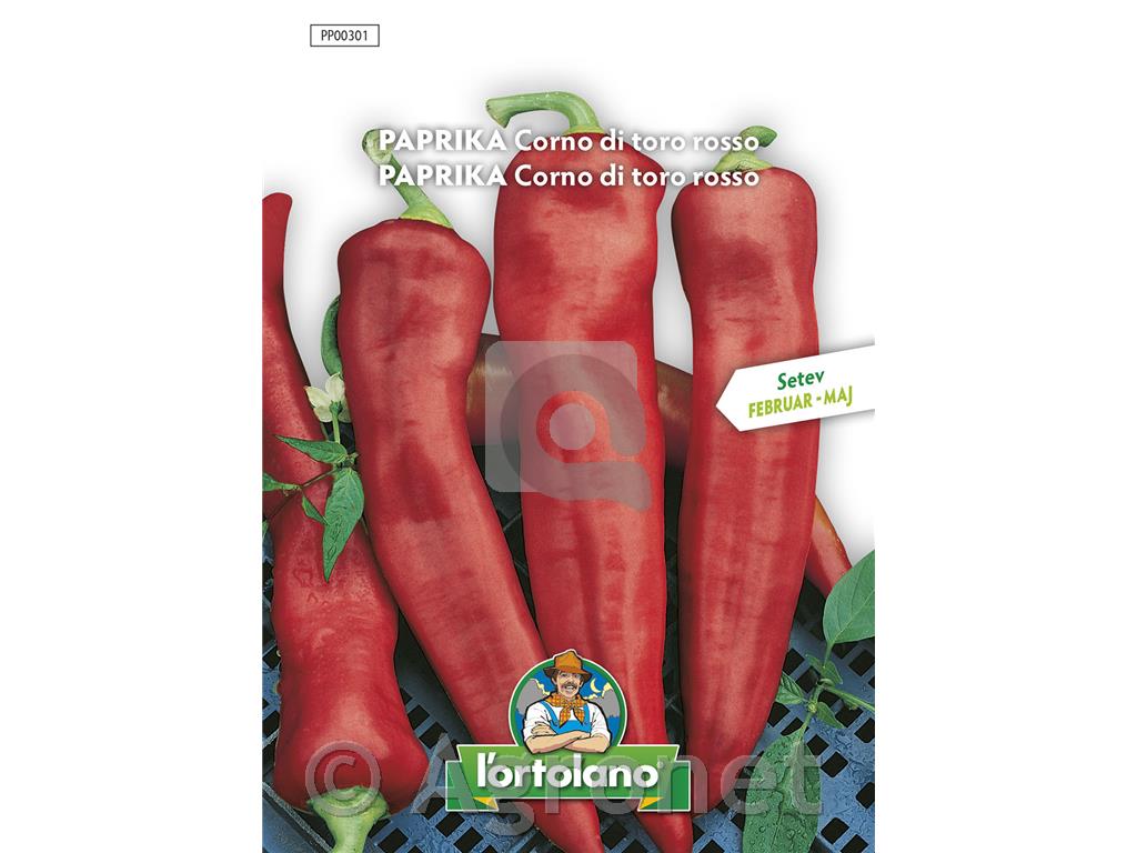Paprika Corno di toro rosso, 2 g