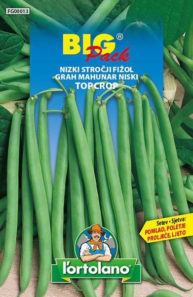 Nizki stročki fižol Topcrop 70g