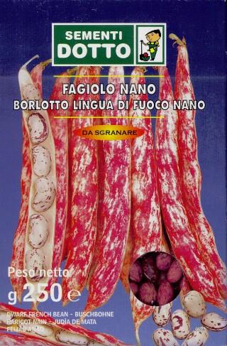 Nizek fižol Borlotto 250g