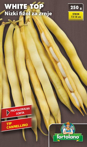 Fižol nizki za zrnje White Top 250g