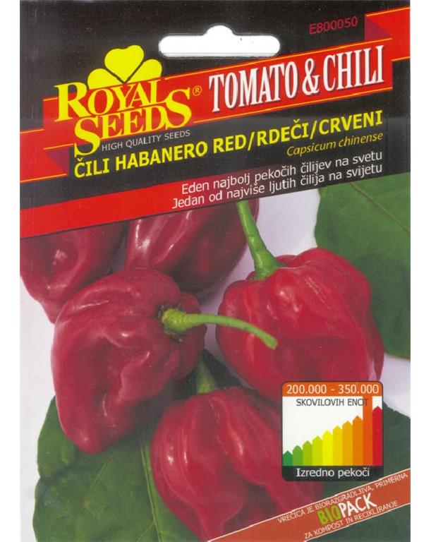 Čili Habanero Red, rdeči 0,2g