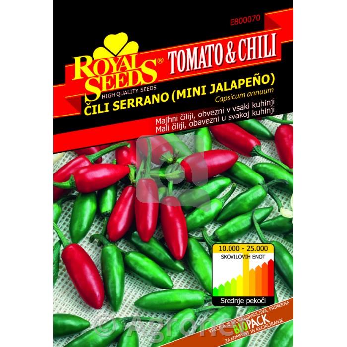 Čili Serrano (Mini Jalapeno)