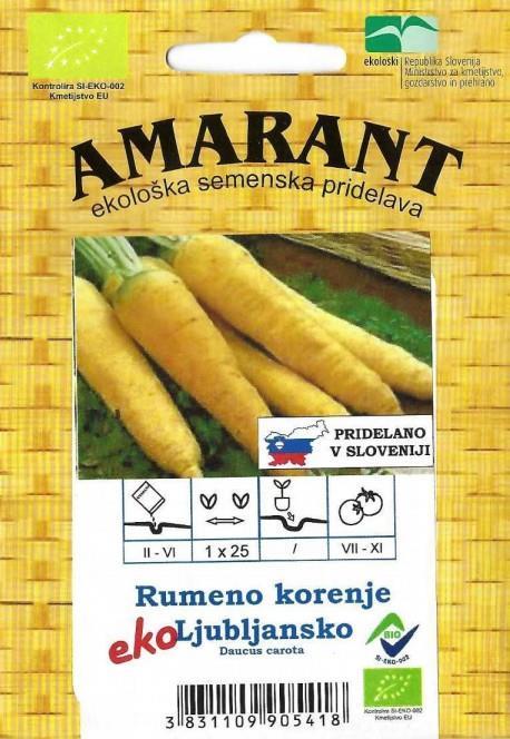 Korenje Ljubljansko rumeno EKO 1g