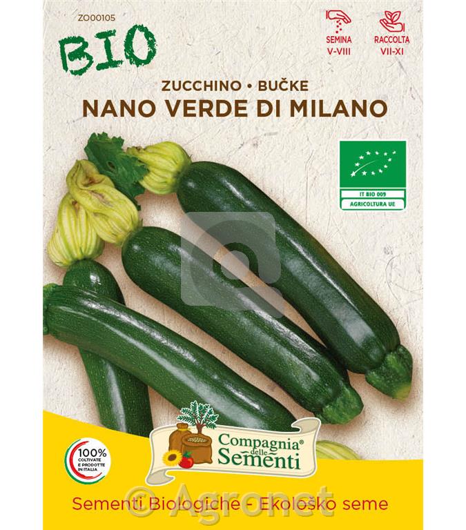 Bučke Nano verde di Milano EKO 5g