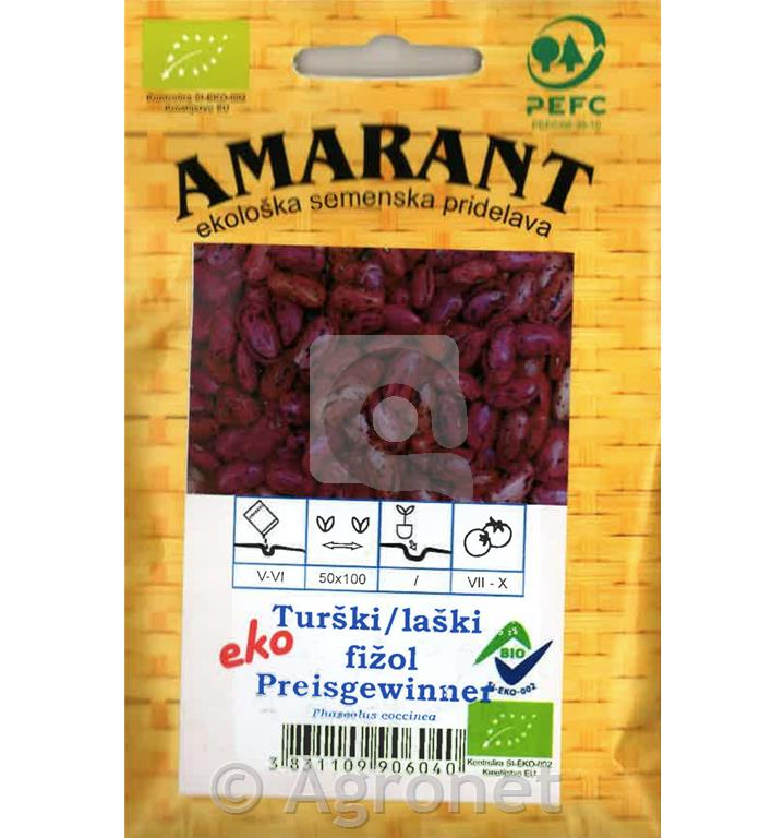 Fižol Preisgewinner (laški oz. turški fižol) EKO 20g