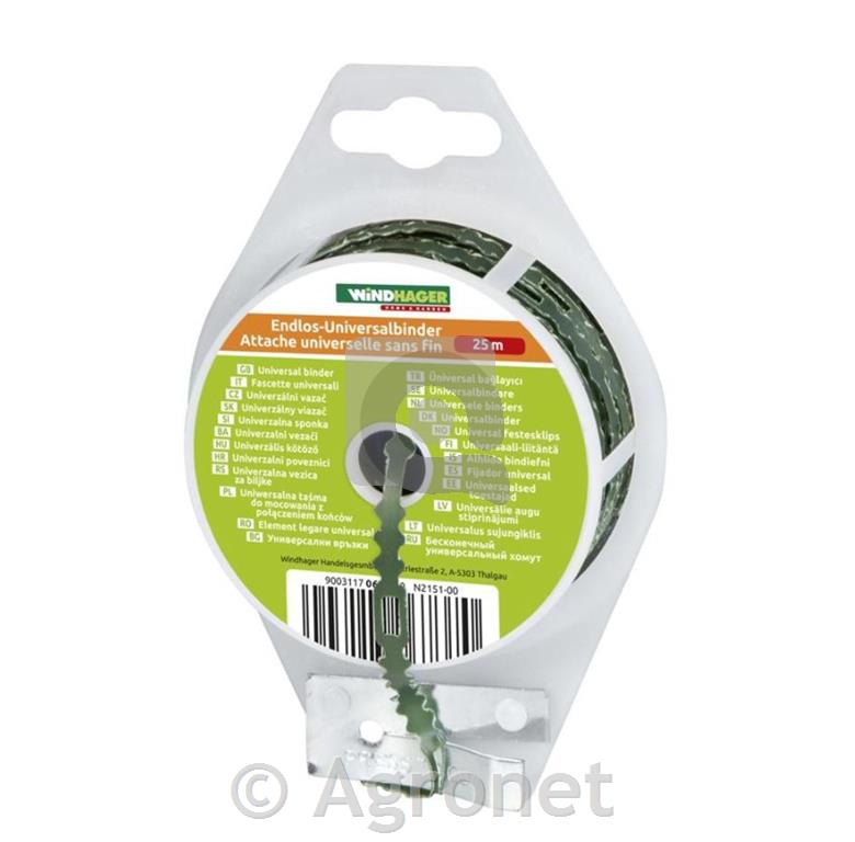 Windhager plastične vezice 25m, perforirane