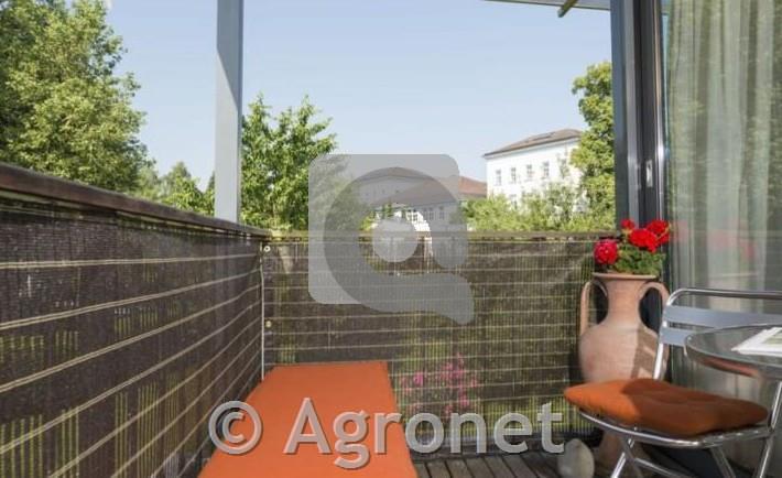 Balkonska ograja Madagaskar 3x1,5m rjava