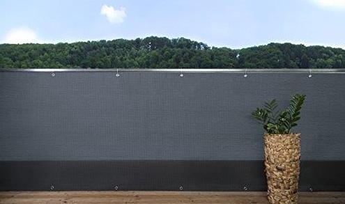 Balkonska ograja Aeris 5 x 0,9m, siva