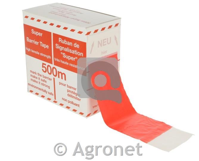 Trak za označevanje rdeč-bel 80mm x 100m