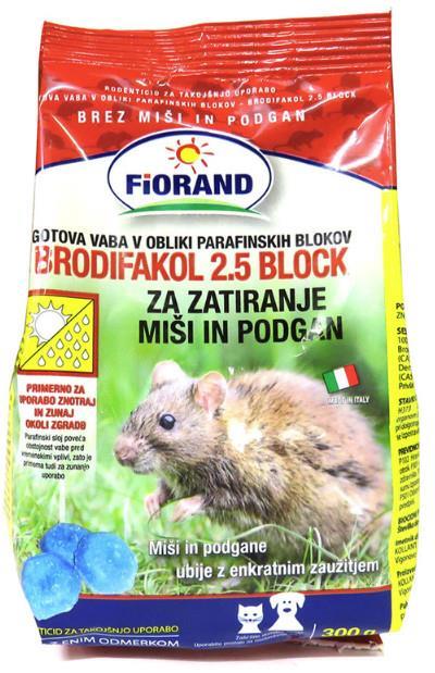 Brodifakol 2,5 Block 300g