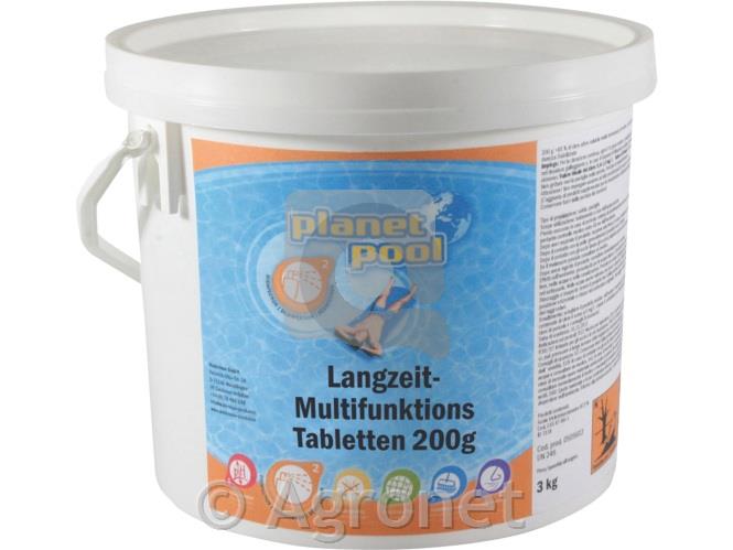 Multitab 3kg/200g-klorove tablete z algicidom in flokulantom